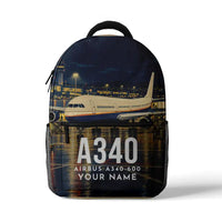 Thumbnail for Airbus A340-600 - 3D Backpack - 3D Scene + Name