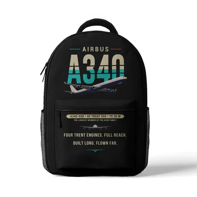 Airbus A340-600 - 3D Backpack - Original - Black