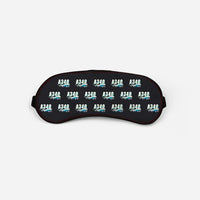 Thumbnail for Airbus A340-600 - Cartoon Pattern - Sleep Mask - Black