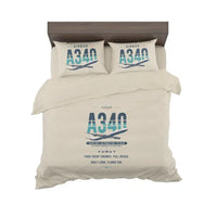 Thumbnail for Airbus A340-600 - Original - Bedding Set - Beige
