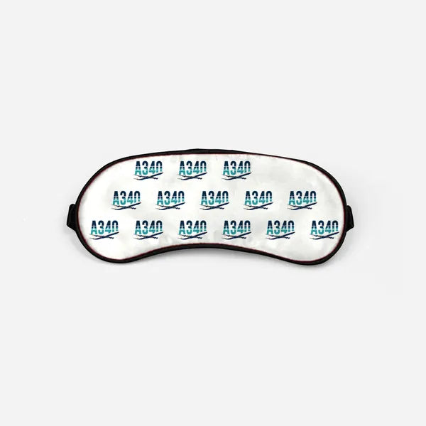 Airbus A340-600 - Original Pattern - Sleep Mask - White