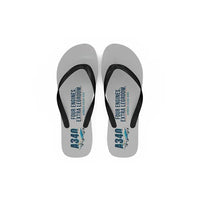 Thumbnail for Airbus A340-600 - Slippers - Flip Flops - Cartoon - Light Gray