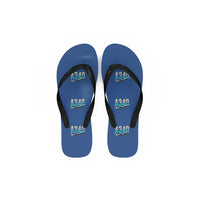 Thumbnail for Airbus A340-600 - Slippers - Flip Flops - Original Pattern - Blue