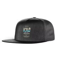Thumbnail for Airbus A340-600 snapback - black