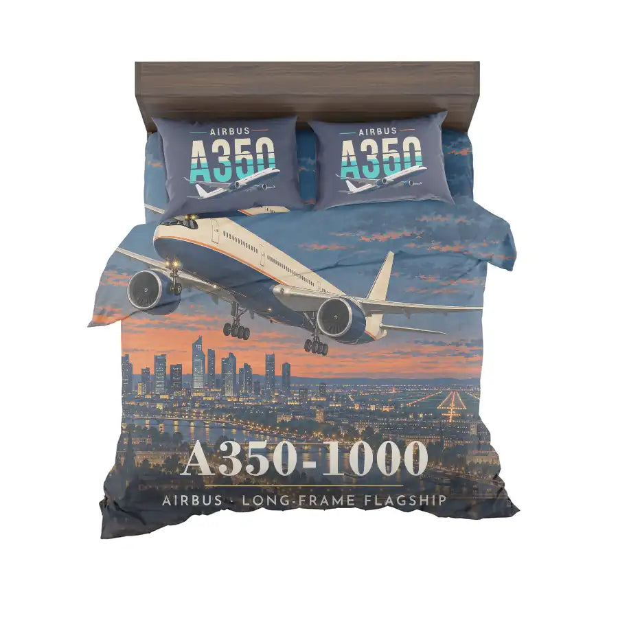 Airbus A350-1000 - 3D - Bedding Set - Full Print