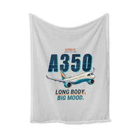 Thumbnail for Airbus A350-1000 - Cartoon - Blanket - Light Gray