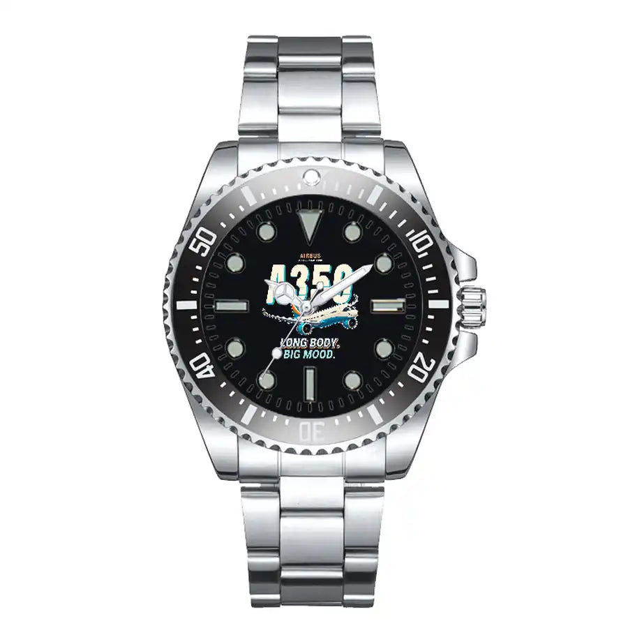 Airbus A350-1000 - Cartoon - Premium Diver - Black