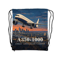 Thumbnail for Airbus A350-1000 - Drawstring Bag - 3D Scene