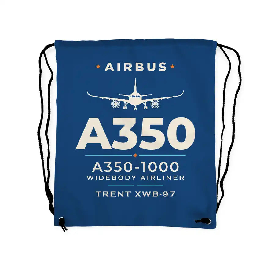 Airbus A350-1000 - Drawstring Bag - Heritage - Blue