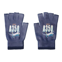 Thumbnail for Airbus A350-1000 - Gloves - Cut - Cartoon - Navy Blue