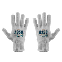 Thumbnail for Airbus A350-1000 - Gloves - Full - Cartoon - Light Gray