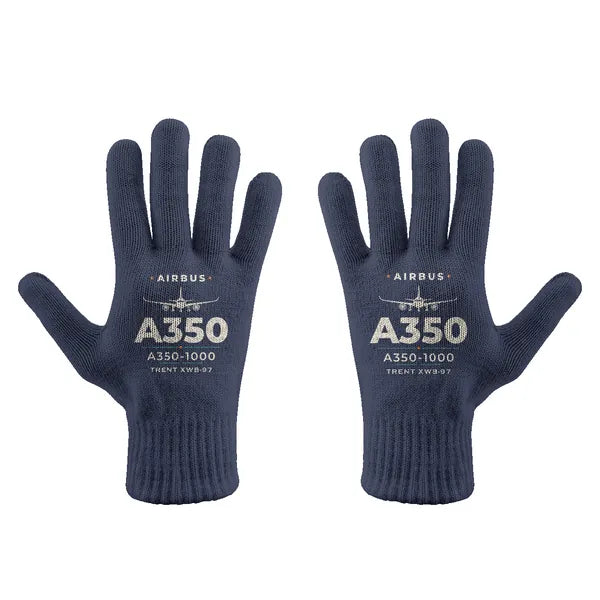 Airbus A350-1000 - Gloves - Full - Heritage - Navy Blue