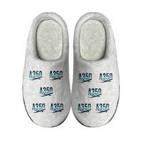 Thumbnail for Airbus A350-1000 - Slippers - Cotton - Original Pattern - White