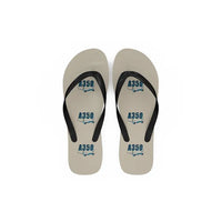 Thumbnail for Airbus A350-1000 - Slippers - Flip Flops - Cartoon Pattern - Beige