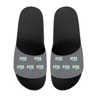 Thumbnail for Airbus A350-1000 - Slippers - Sport - Cartoon Pattern - Gray
