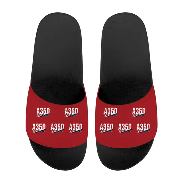 Airbus A350-1000 - Slippers - Sport - Original Pattern - Red