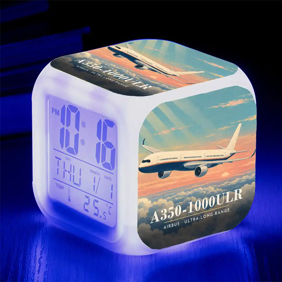 Airbus A350-1000ULR - 3D - Alarm Clock