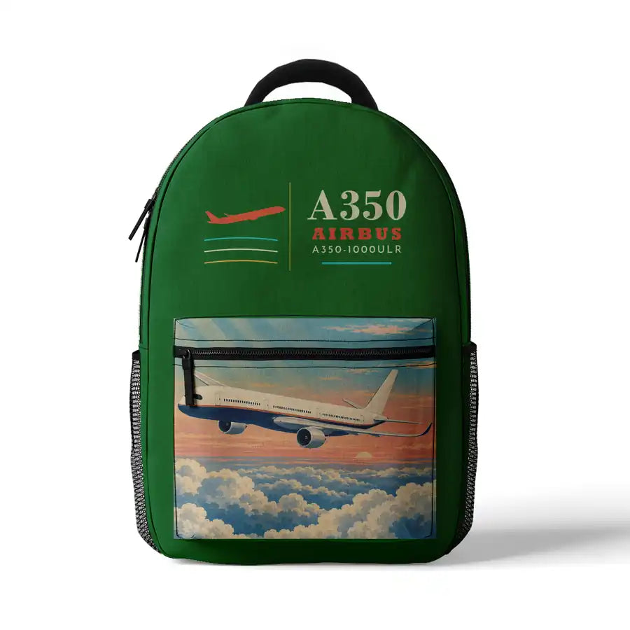 Airbus A350-1000ULR - 3D Backpack - Green