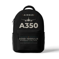 Thumbnail for Airbus A350-1000ULR - 3D Backpack - Heritage - Black
