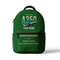 Thumbnail for Airbus A350-1000ULR - 3D Backpack - Original + Name - Green