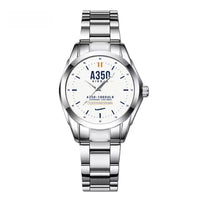 Thumbnail for Airbus A350-1000ULR - Classic - White - Stainless Steel Band - For Children and Women