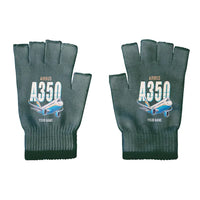 Thumbnail for Airbus A350-1000ULR - Gloves - Cut - Cartoon + Name - Dark Green