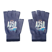 Thumbnail for Airbus A350-1000ULR - Gloves - Cut - Cartoon - Navy Blue
