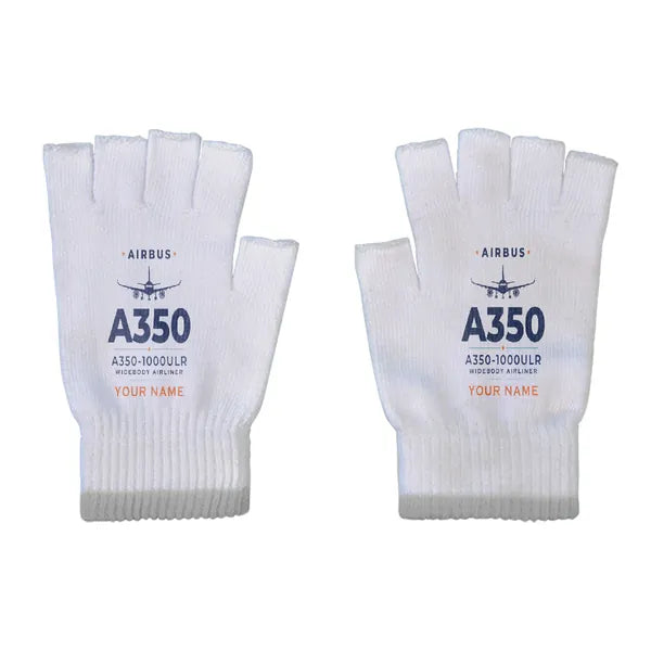 Airbus A350-1000ULR - Gloves - Cut - Heritage + Name - Light Gray