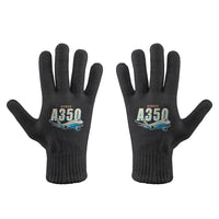 Thumbnail for Airbus A350-1000ULR - Gloves - Full - Cartoon - Black