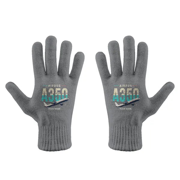 Airbus A350-1000ULR - Gloves - Full - Original + Name - Gray