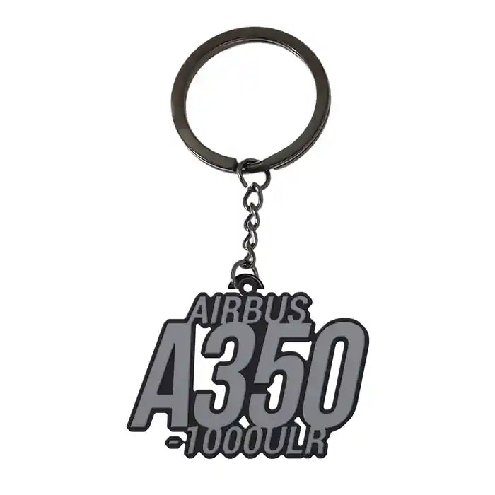Airbus A350-1000ULR - Hollow Key Chain - Tag - Black