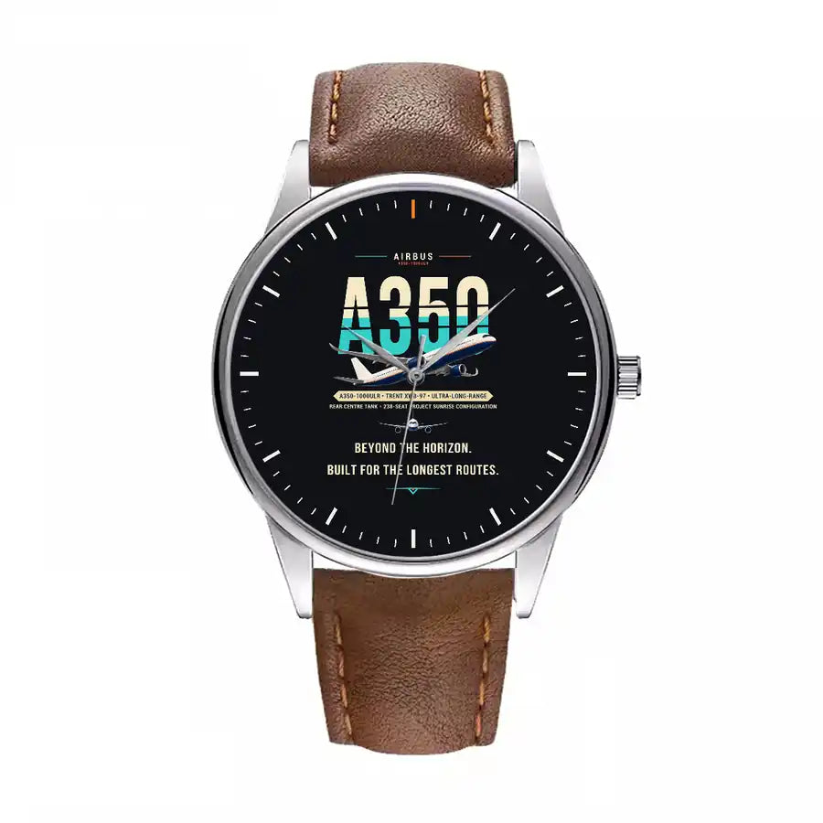 Airbus A350-1000ULR - Original - Leather Strap - Brown Leather Strap