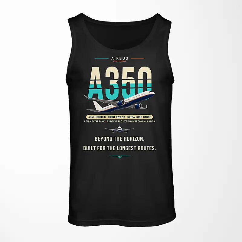 Airbus A350-1000ULR - Original - Tank Top - Black