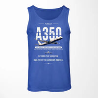 Thumbnail for Airbus A350-1000ULR - Original - Tank Top - Blue