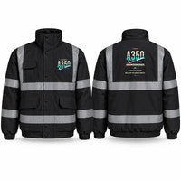 Thumbnail for Airbus A350-1000ULR Reflective Winter Jackets - Original - Black