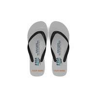 Thumbnail for Airbus A350-1000ULR - Slippers - Flip Flops - Original + Name - Light Gray