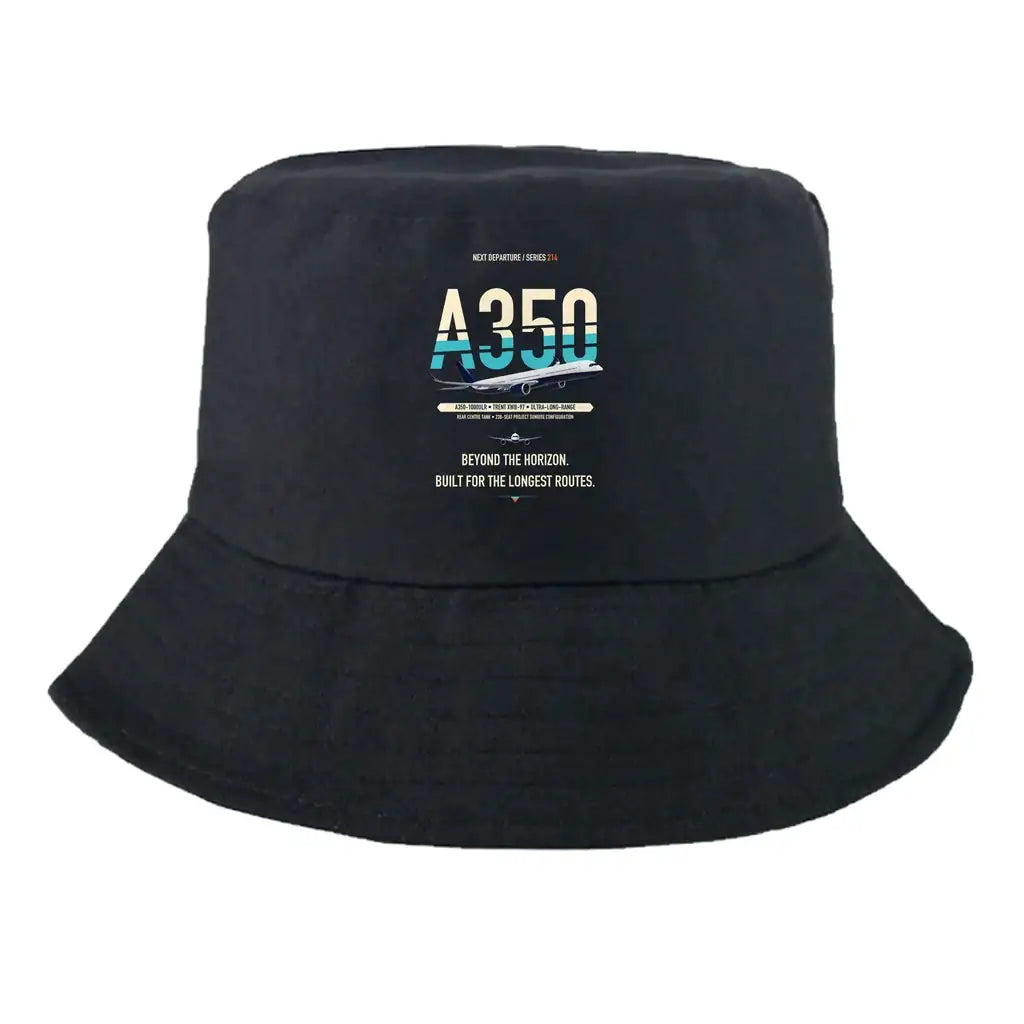 Airbus A350-1000ULR summer hat - black