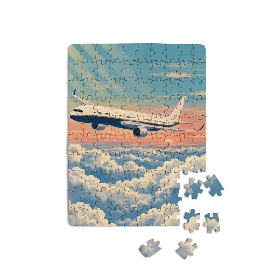 Airbus A350-1000ULR - Vertical - Canvas Puzzle