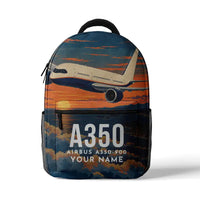 Thumbnail for Airbus A350-900 - 3D Backpack - 3D Scene + Name