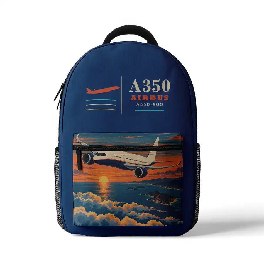 Airbus A350-900 - 3D Backpack - Blue