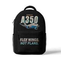 Thumbnail for Airbus A350-900 - 3D Backpack - Cartoon - Black
