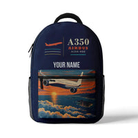 Thumbnail for Airbus A350-900 - 3D Backpack - Dark Blue + Name
