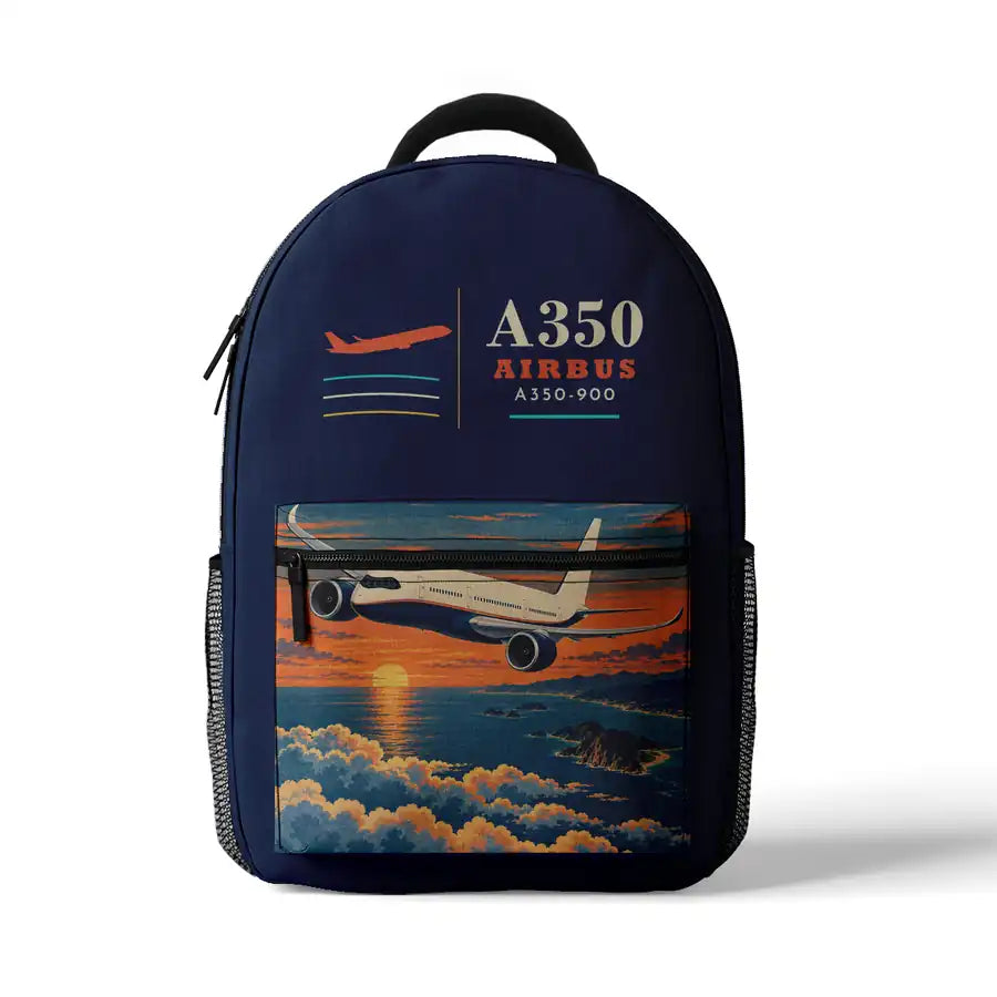 Airbus A350-900 - 3D Backpack - Dark Blue