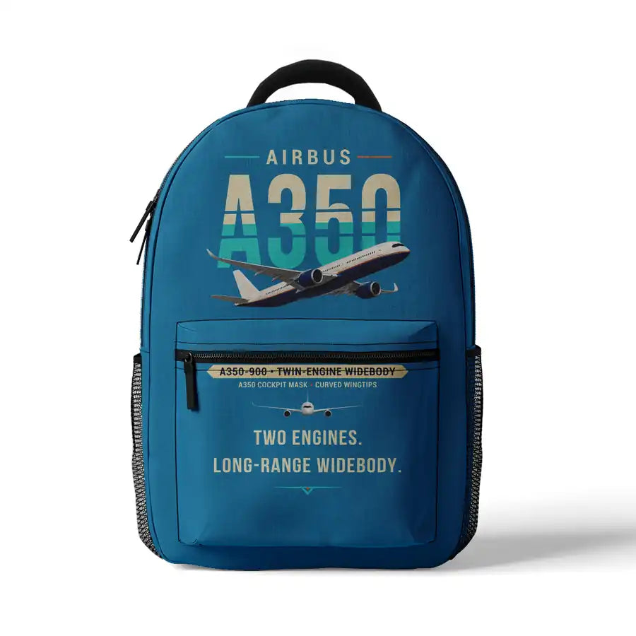 Airbus A350-900 - 3D Backpack - Original - Light Blue