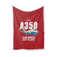 Thumbnail for Airbus A350-900 - Cartoon - Blanket - Red
