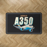 Thumbnail for Airbus A350-900 - Cartoon - Rectangle Carpet - Black