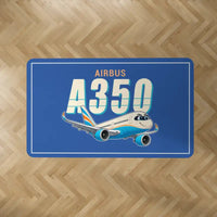Thumbnail for Airbus A350-900 - Cartoon - Rectangle Carpet - Blue
