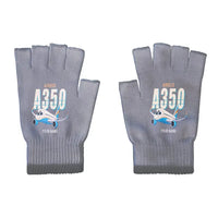 Thumbnail for Airbus A350-900 - Gloves - Cut - Cartoon + Name - Gray