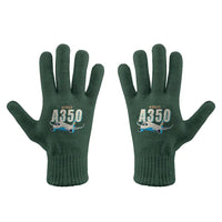 Thumbnail for Airbus A350-900 - Gloves - Full - Cartoon - Dark Green