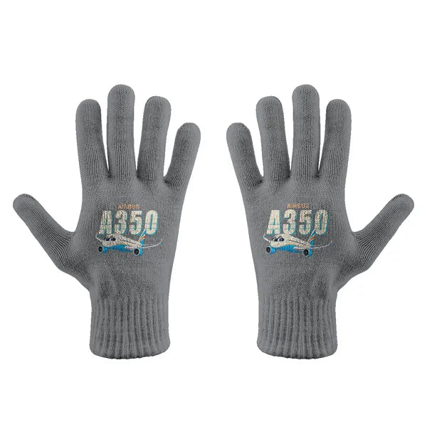 Airbus A350-900 - Gloves - Full - Cartoon - Gray